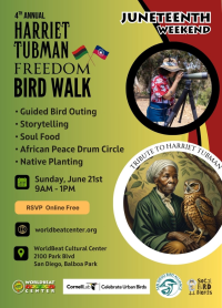 harriet tubman bird walk