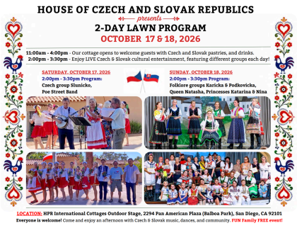 House of Czech and Slovak Republics Lawn Program
